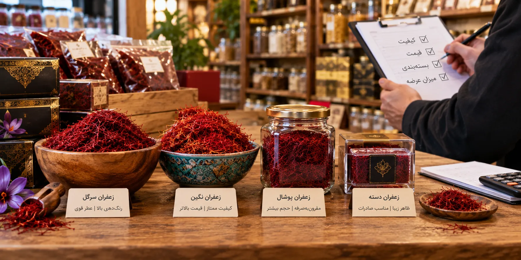 خرید عمده زعفران