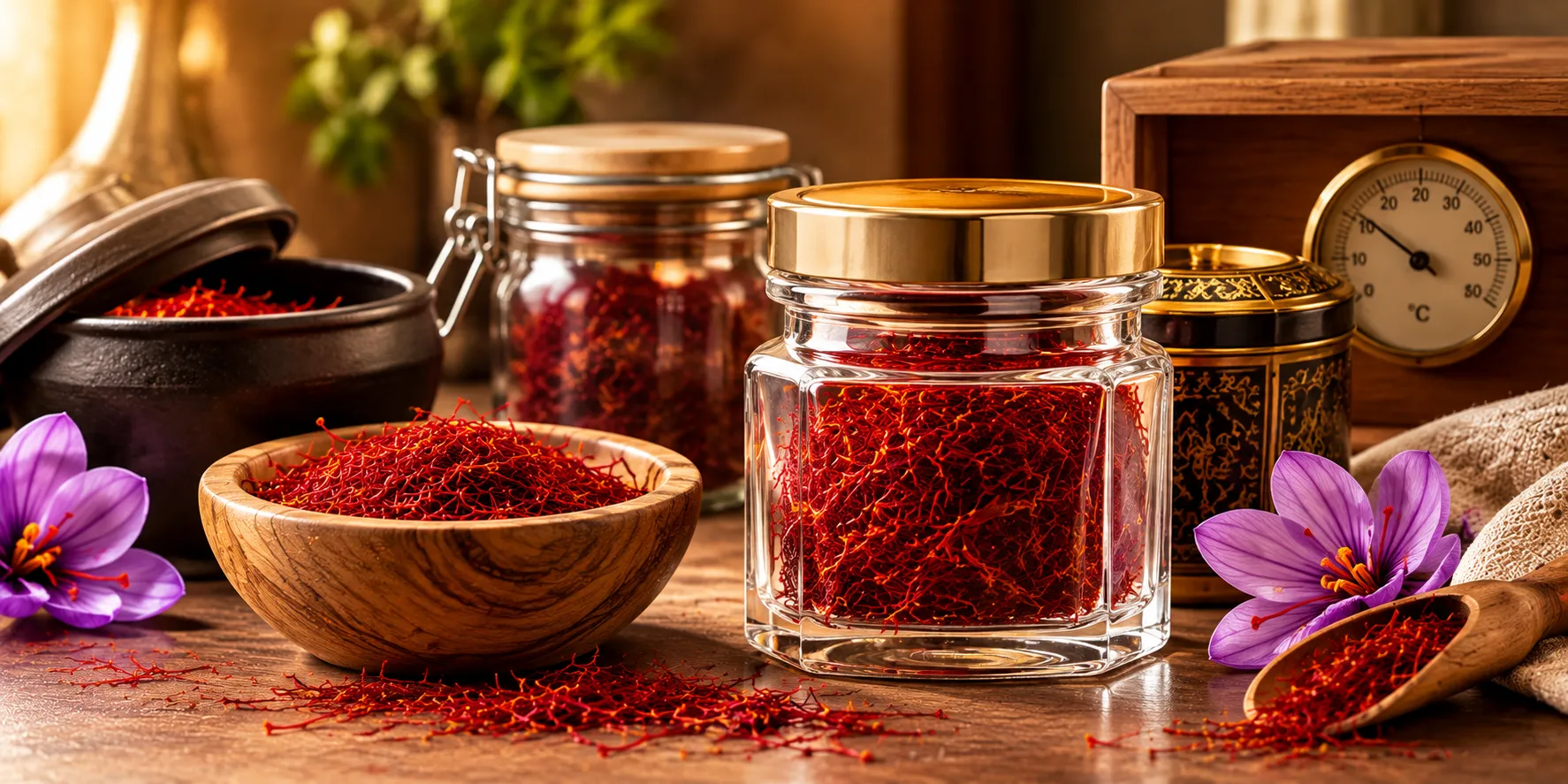 بهترین روش نگهداری زعفران