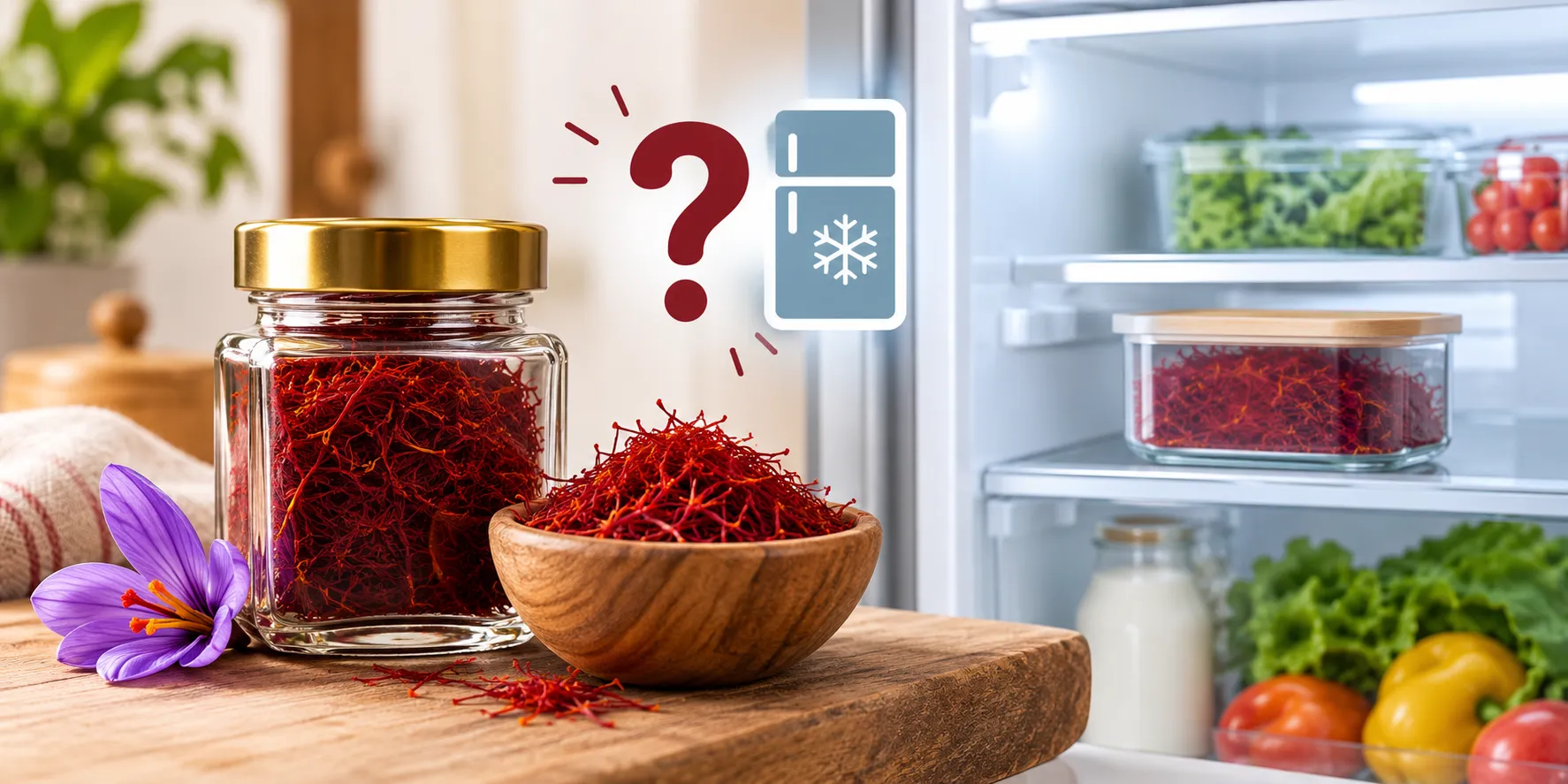 بهترین روش نگهداری زعفران
